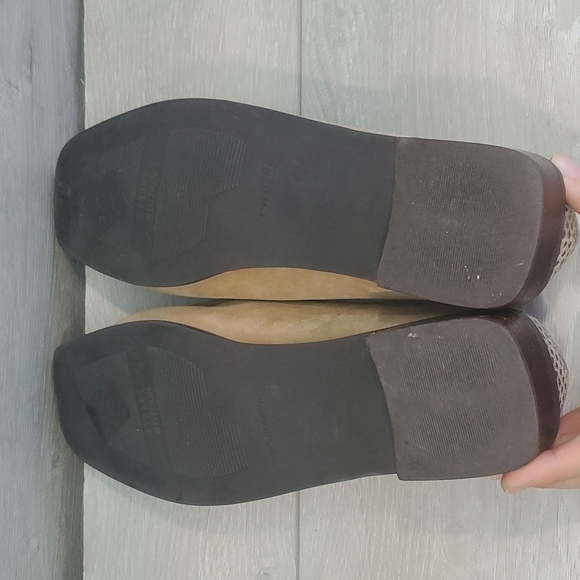 Stuart Weitzman Womens Suede Croc Style Loafer Flats shoes sz 10M - Picture 12 of 14
